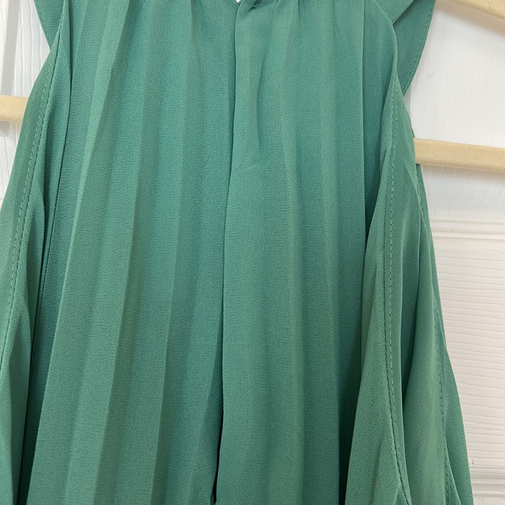NWT H&M pleated sea foam green tunic top - Picture 5 of 8
